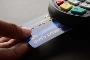 Credit Card inserted in POS