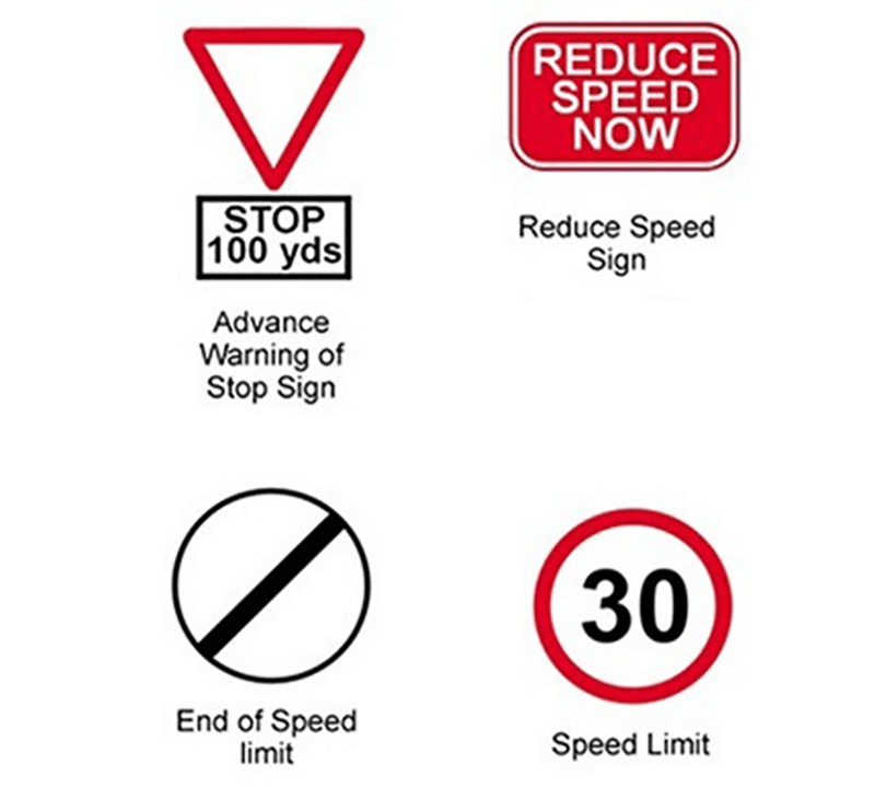 speed limit signs of Barbados