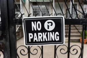 NO Parking Sign