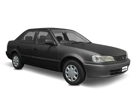 Toyota Corolla compact sedan car for rent in Barbados