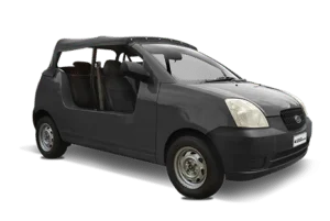 Mini Moke Kia Picanto vehicle to rent at Grantley Adams International Airport BGI Barbados