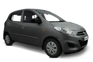 Hyundai i10 hatchback car to rent at Grantley Adams International Airport BGI Barbados