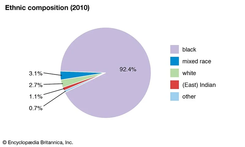 Ethnic composition (2010)  Barbados 